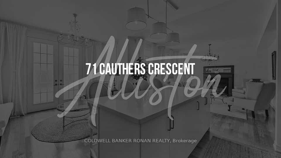 71 Cauthers Crescent, New Tecumseth, ON L9R 0L2