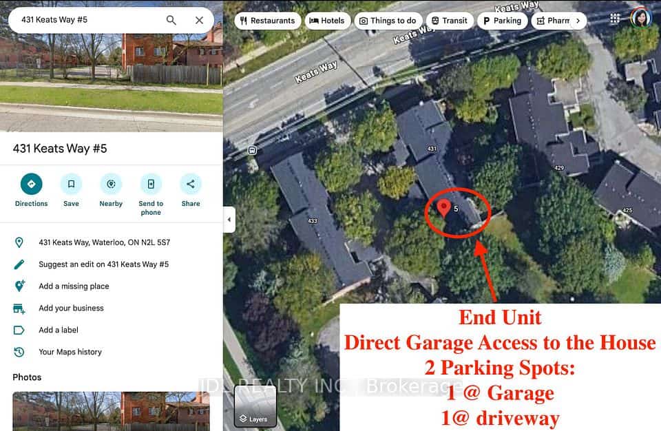 431 Keats Way #5, Waterloo, ON N2L 5S7