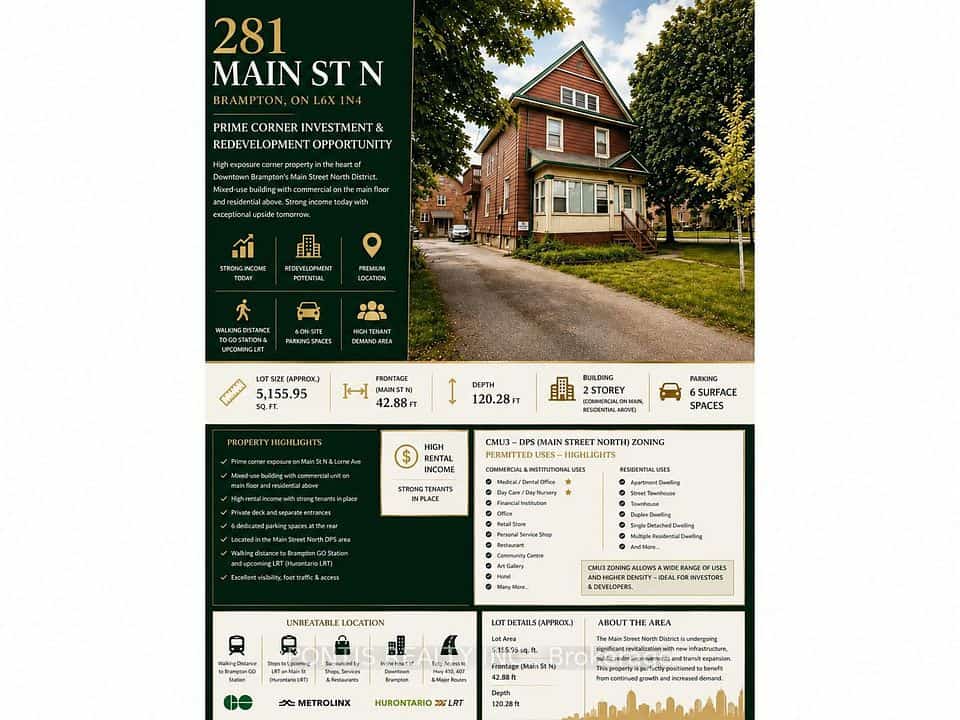 281 Main Street N, Brampton, ON L6X 1N4