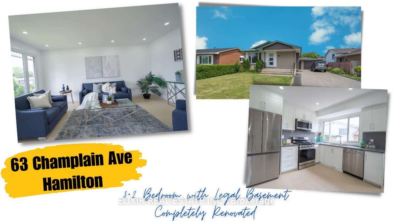 63 Champlain Avenue, Hamilton, ON L8G 2H5